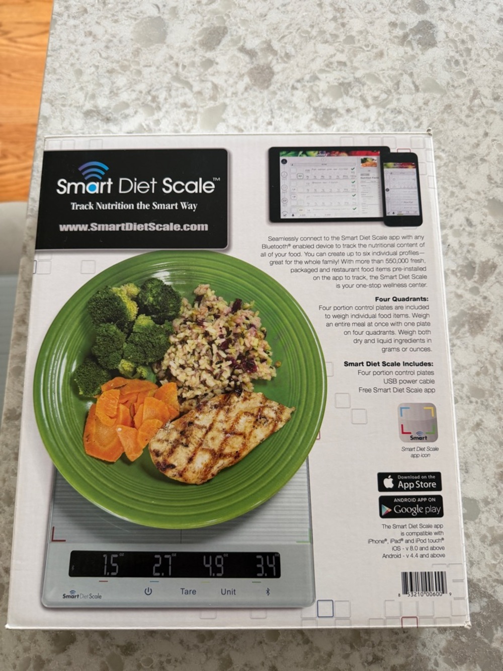 - Silver Smart Kitchen Scale with Bluetooth - Picture 6 of 9